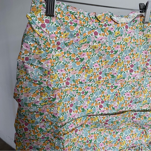 $166 NWT Light Blue For Love & Lemons “Raleigh” Mini Skirt Sz XS X-Small - Picture 4 of 9